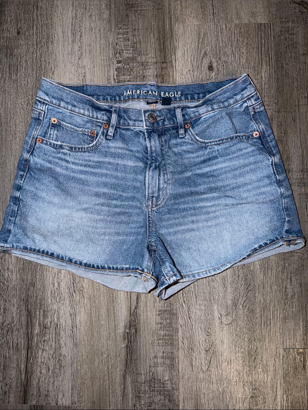 American Eagle Outfitters Light Wash Denim Shorts